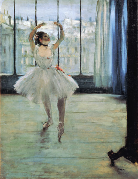Dancer in Front of a Window (Dancer at the Photographer's Studio) von Edgar Degas