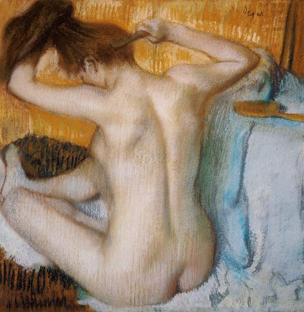 Frau bei ihrer Toilette von Edgar Degas