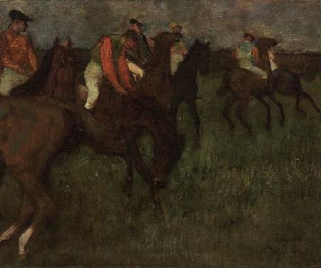 Jockeys von Edgar Degas