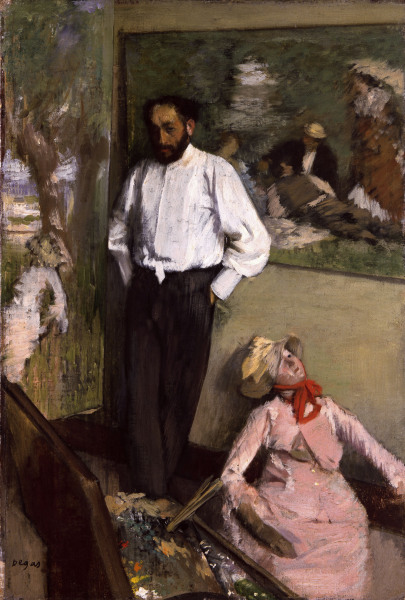 Künstler im Atelier von Edgar Degas