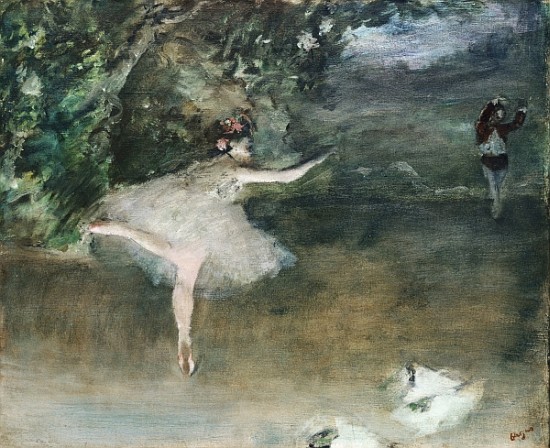 Les Pointes, c.1877-78 von Edgar Degas