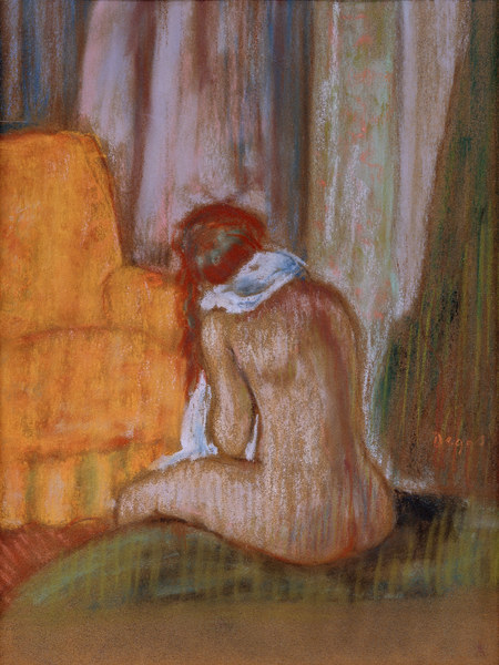 Nu assis de dos von Edgar Degas