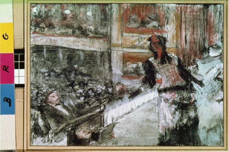 In der Oper von Edgar Degas