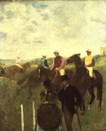 Before the Races von Edgar Degas