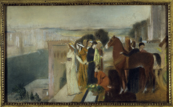 Semiramis erbaut Babylon von Edgar Degas