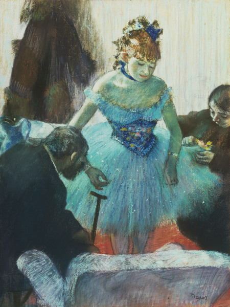 Tänzerin in Garderobe von Edgar Degas