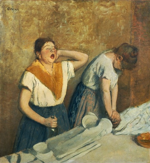The Laundresses (The Ironing) c.1874-76 von Edgar Degas
