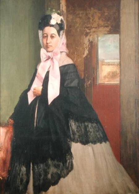 Therese de Gas (1842-95), sister of the artist, later Madame Edmond Morbilli von Edgar Degas