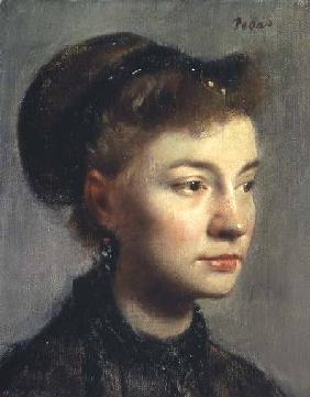Portrait of a young woman 1867