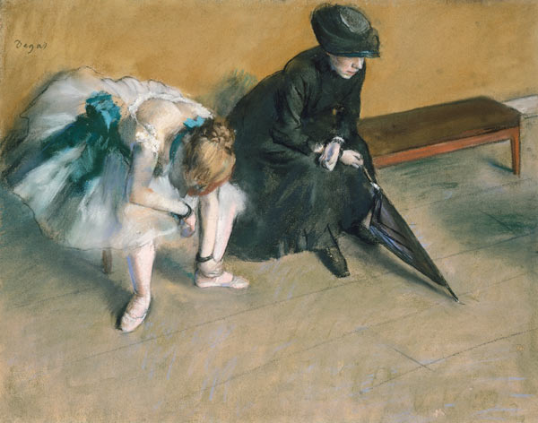 Waiting von Edgar Degas