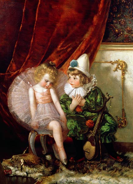 Pierrot and Pierrette von Edmond Louyot