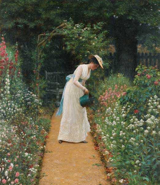 My Lady's Garden von Edmund Blair Leighton