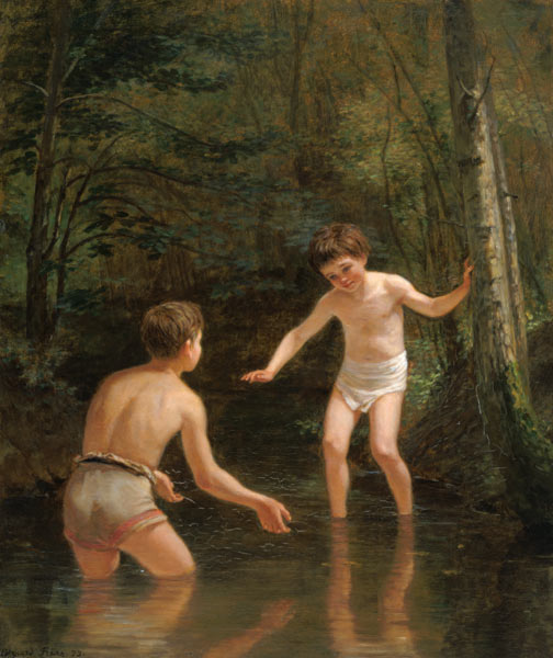 Bathing Boys von Edouard Frère