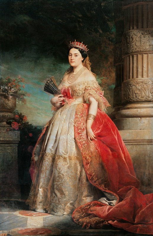 Mathilde Laetitia Wilhelmine Bonaparte (1820-1904) von Edouard Louis Dubufe