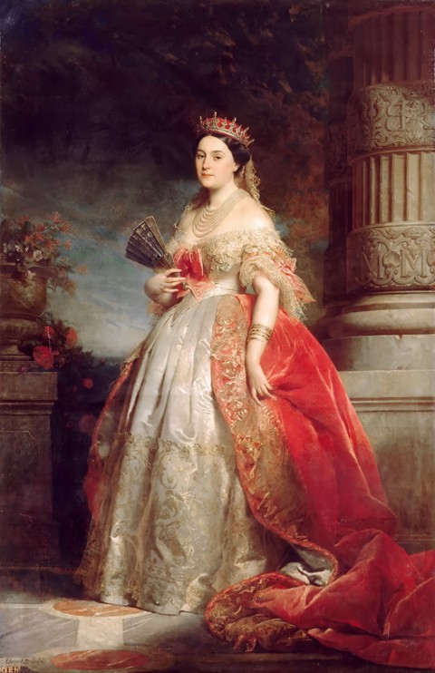 Mathilde Lätitia Wilhelmine Bonaparte, Princesse Française (1820-1904) von Edouard Louis Dubufe