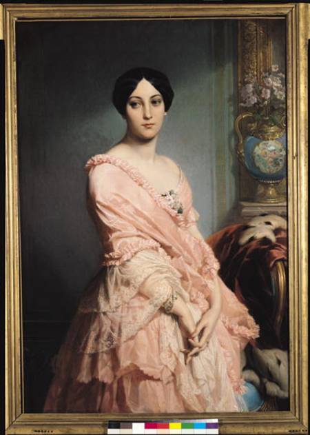 Portrait of Madame F von Edouard Louis Dubufe