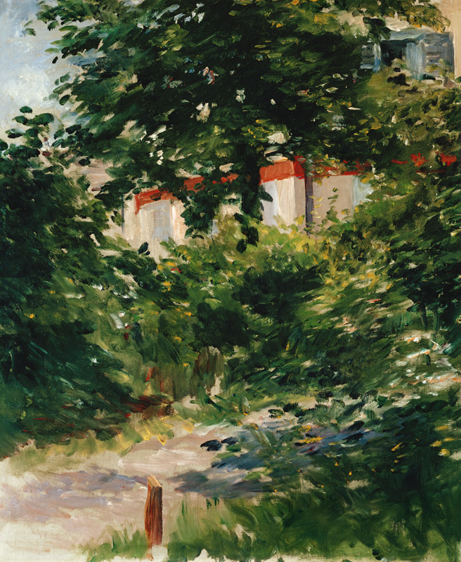 Allee im Garten von Rueil von Edouard Manet