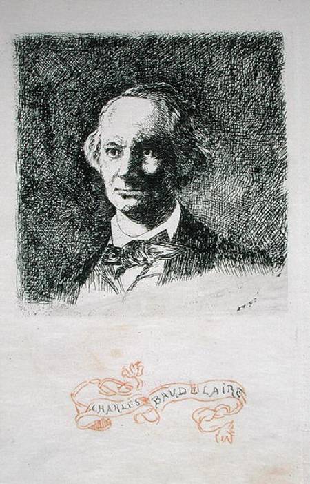 Charles Baudelaire (1820-67) von Edouard Manet