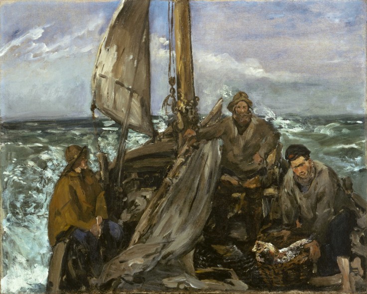 Die Arbeiter des Meeres von Edouard Manet