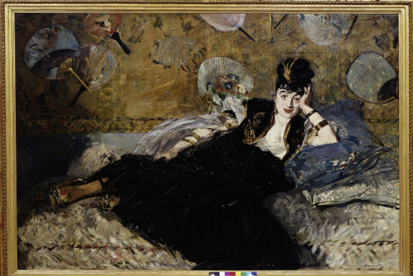 E.Manet, Die Dame mit den Faechern von Edouard Manet