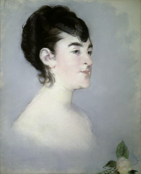 Manet / Isabelle Lemonnier with Rose von Edouard Manet