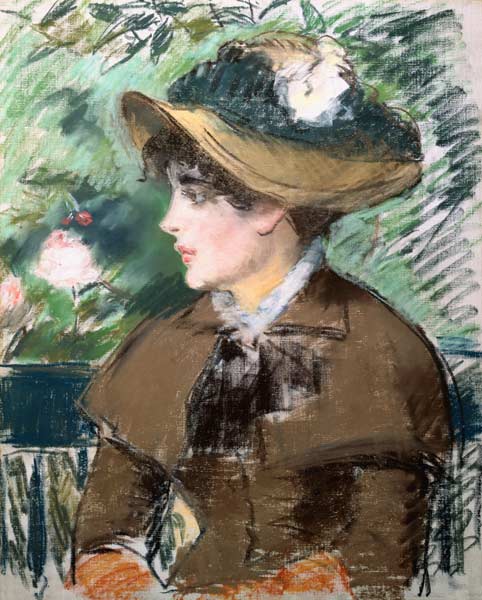 On the Bench von Edouard Manet