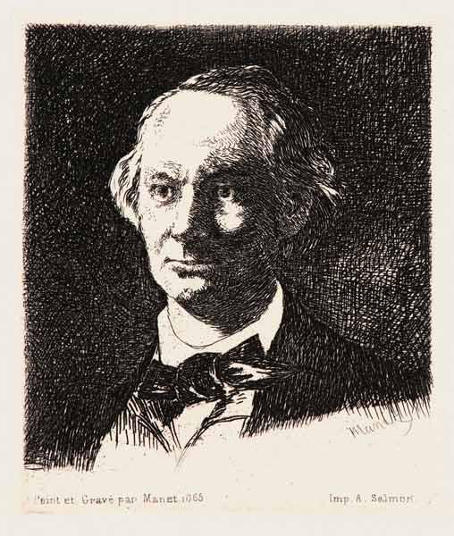 Porträt des Dichters Charles Baudelaire (1821-1867) 1865