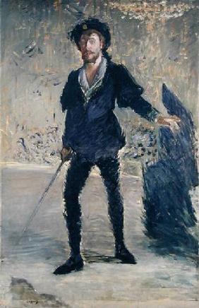 Jean-Baptiste Faure in the Opera 'Hamlet' by Ambroise Thomas 1875-77