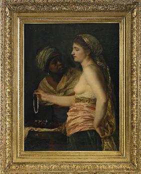 Das Mädchen mit der Perlenkette 1874