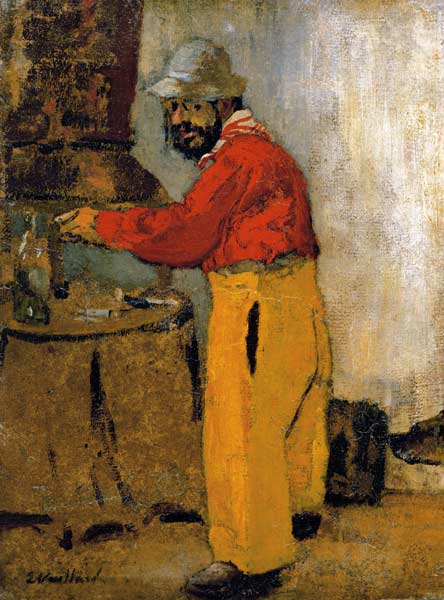 Henri de Toulouse-Lautrec at Villeneuve sur Yonne von Edouard Vuillard