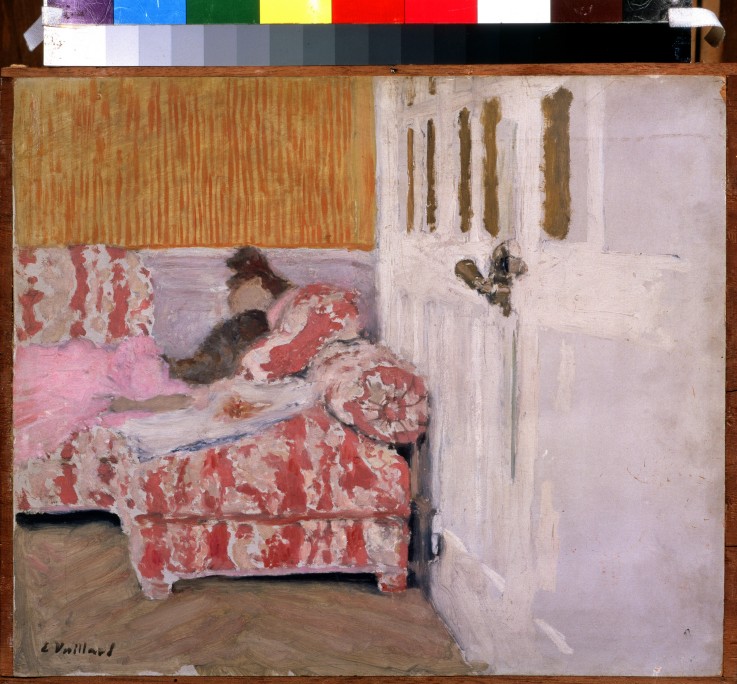 Auf dem Sofa (Weißes Zimmer) von Edouard Vuillard