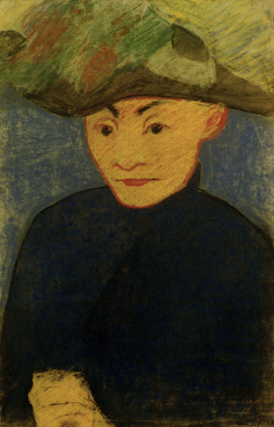 Femme au chapeau a plumes (Frau von Edouard Vuillard