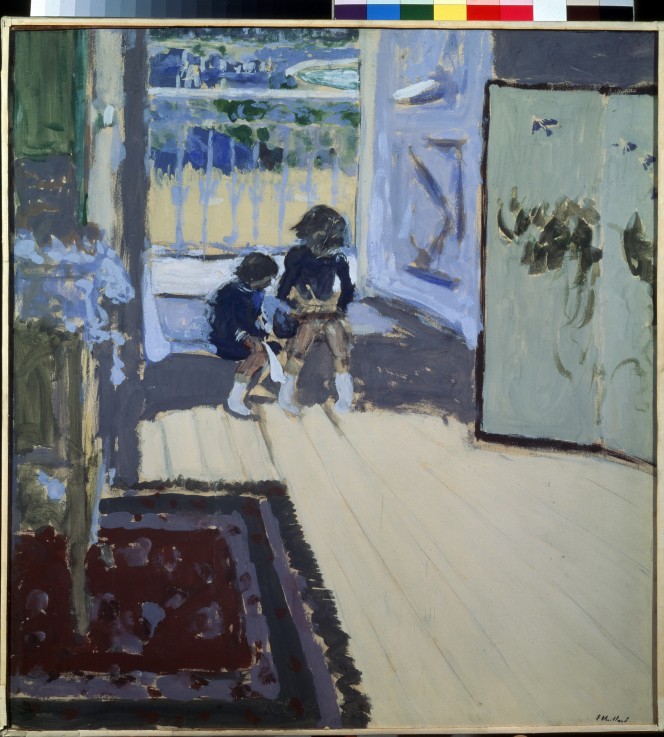 Kinder im Zimmer von Edouard Vuillard
