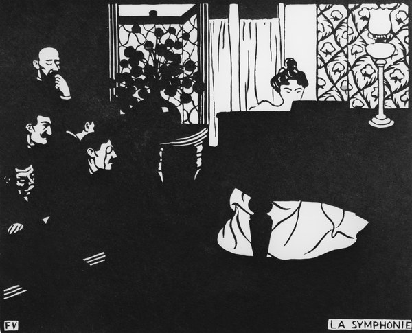 La symphonie (Die Symphonie), 1897. von Edouard Vuillard