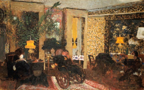 Der Salon (Rue St. Florentin) von Edouard Vuillard