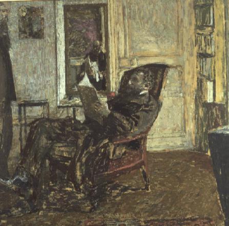 Portrait of Thadee Natanson (1868-1952) 1907-08 (oil on canvas)  von Edouard Vuillard