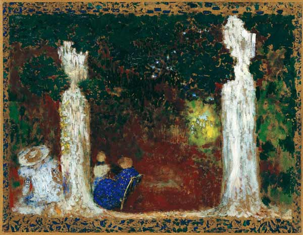 Unter den Bäumen von Edouard Vuillard