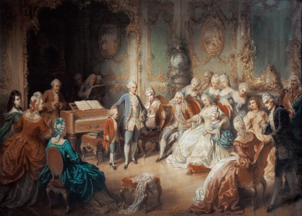 Mozart und Maria Theresia von Eduard Ender
