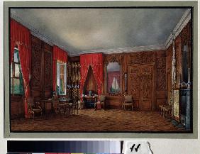 Das Eichen-Kabinett des Kaisers Peter I. im Grossen Palast von Peterhof