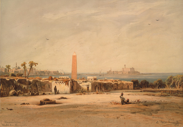 Alexandria, Obelisk von Eduard Hildebrand