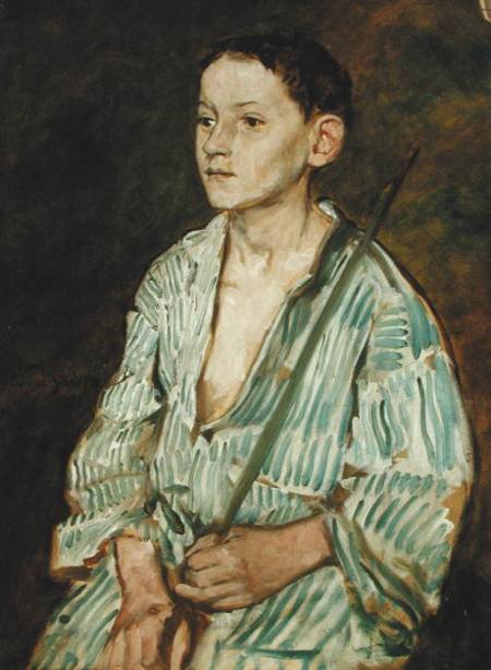 Portrait of a Boy von Eduard Karl Franz von Gebhardt