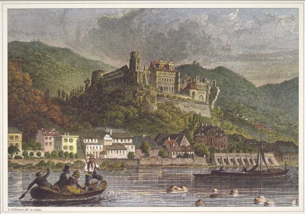 Heidelberg, Stadtansicht von Eduard Willmann