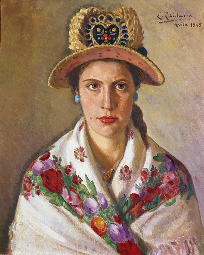 Frau aus Avila von Eduardo Chicharro y Agüera