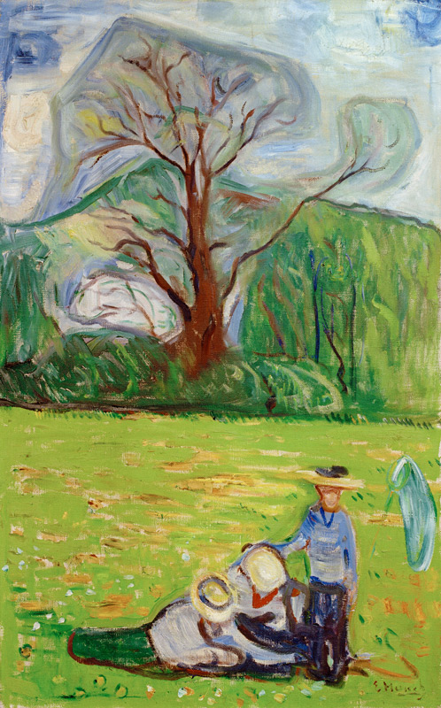 Frühlingslandschaft von Edvard Munch