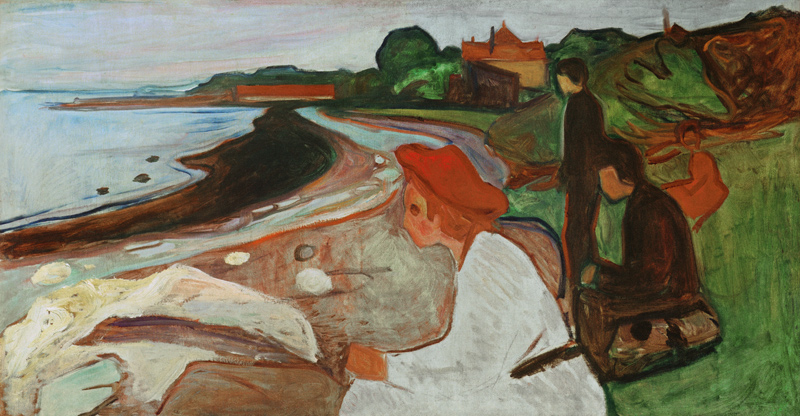 Jugend am Meer von Edvard Munch