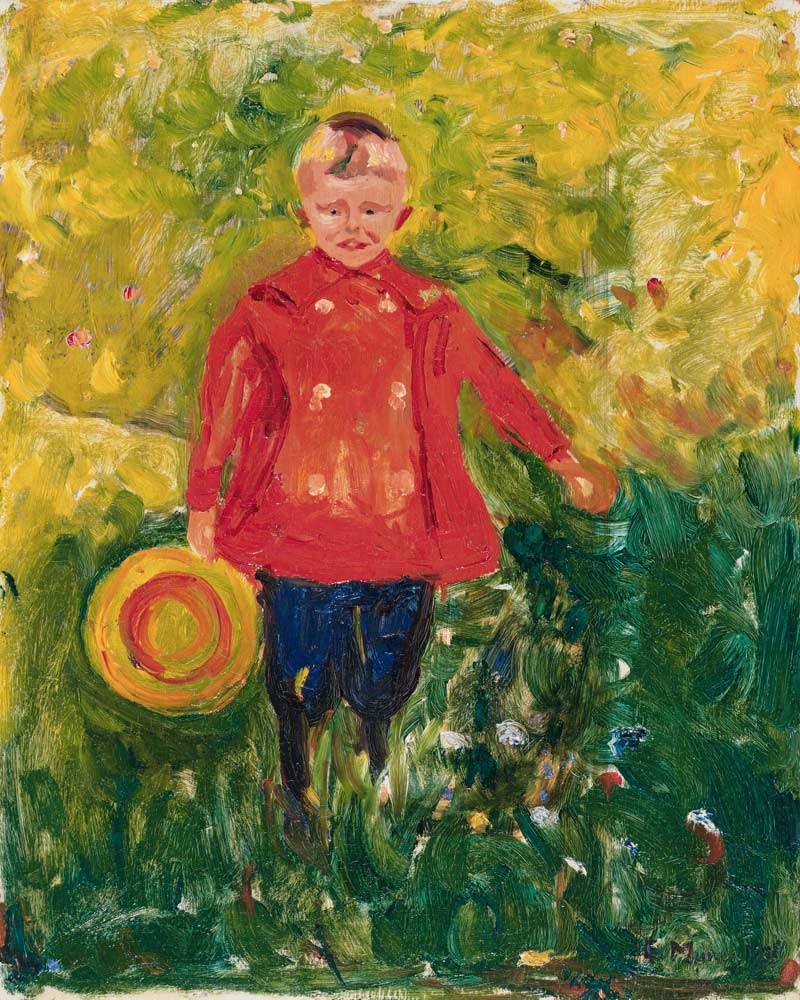 Knabe mit roter Jacke von Edvard Munch