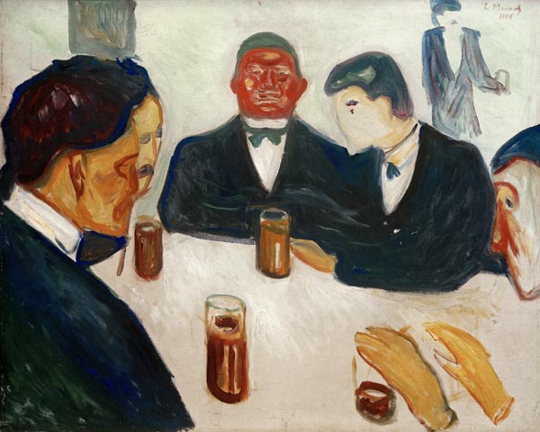 Trinkgesellschaft von Edvard Munch