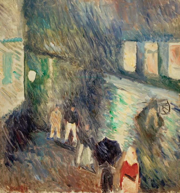 Regenwetter bei Kristiania von Edvard Munch