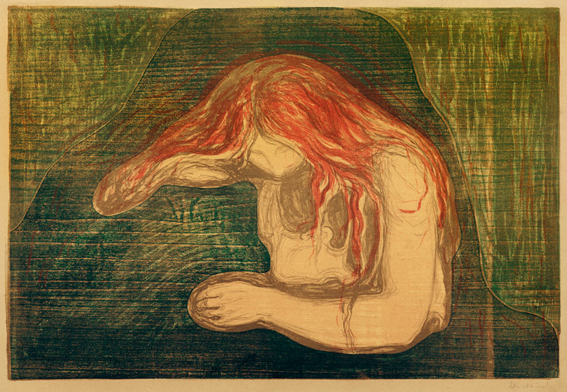 Vampyr von Edvard Munch