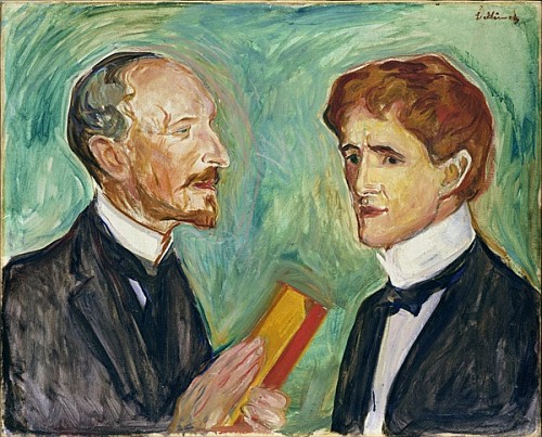 Albert Kollmann (1857-1915) and Sten Drevsen von Edvard Munch